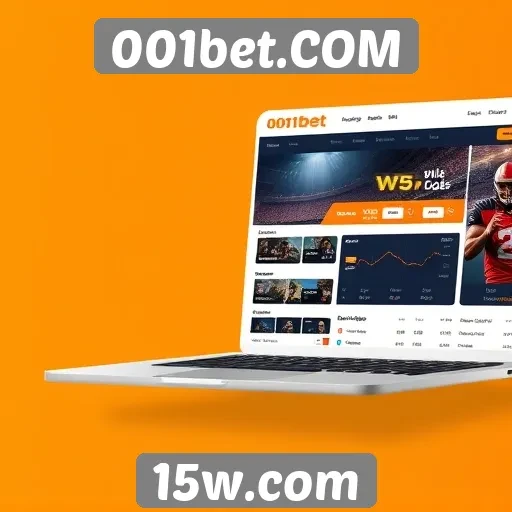 Interface do usuário do 001bet.COM em foco
